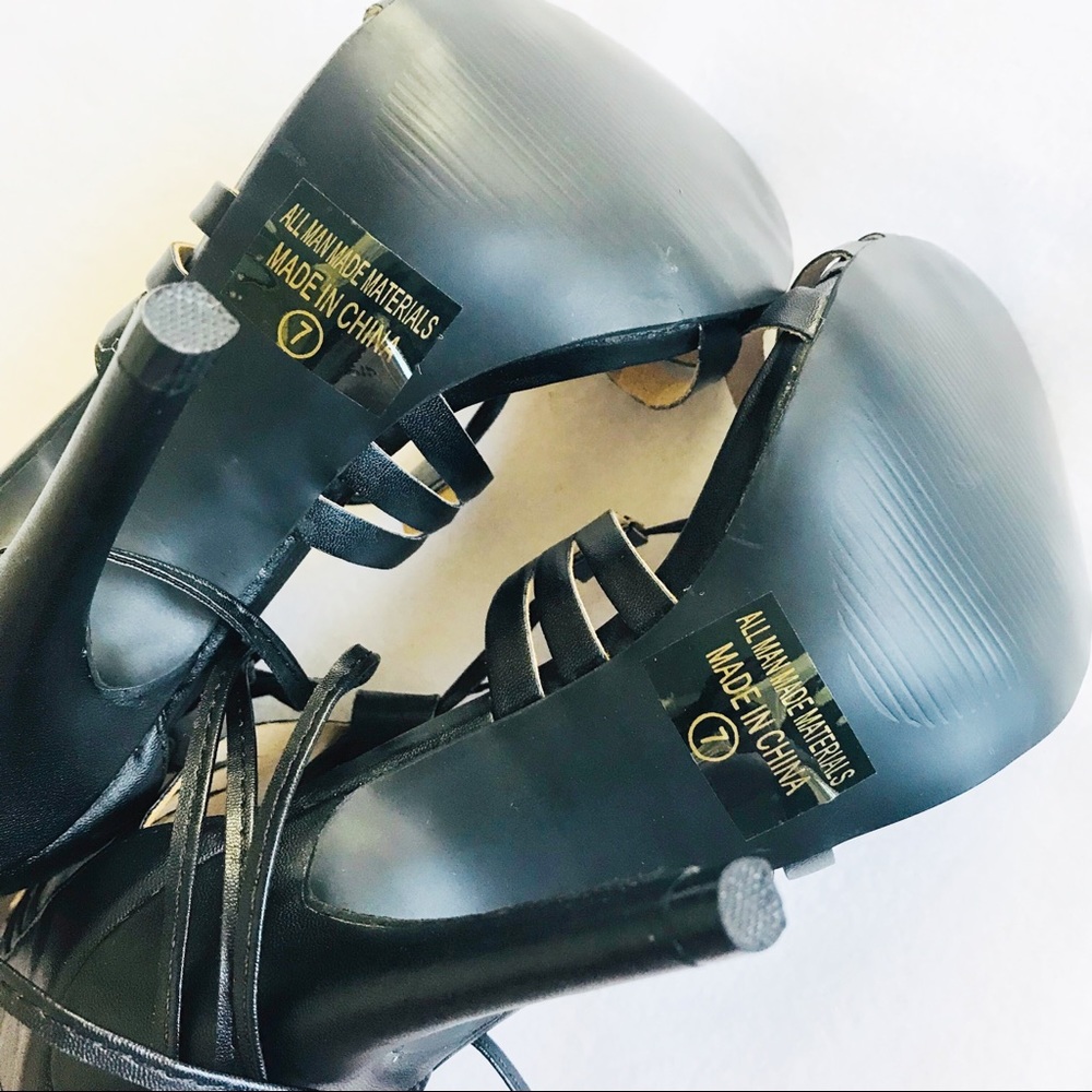 Lace up Gladiator Heels - Picture 7 of 8